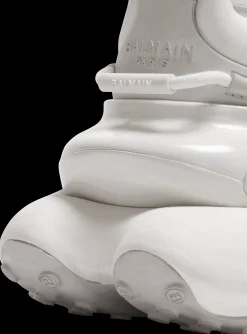 Neoprene And Leather Unicorn Low-top Sneakers-Balmain Cheap