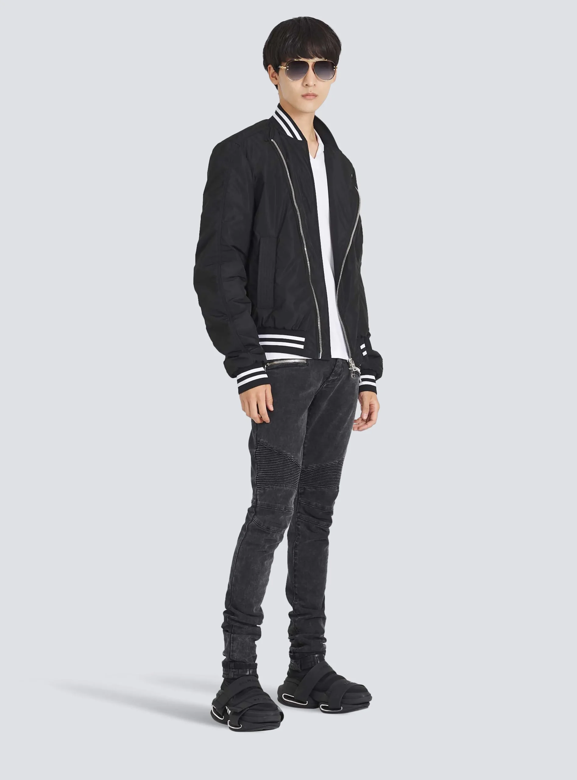 Nylon Bomber Jacket-Balmain Best