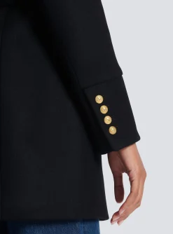 Officer Coat With Belt-Balmain Best Sale