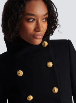 Officer Coat With Belt-Balmain Best Sale