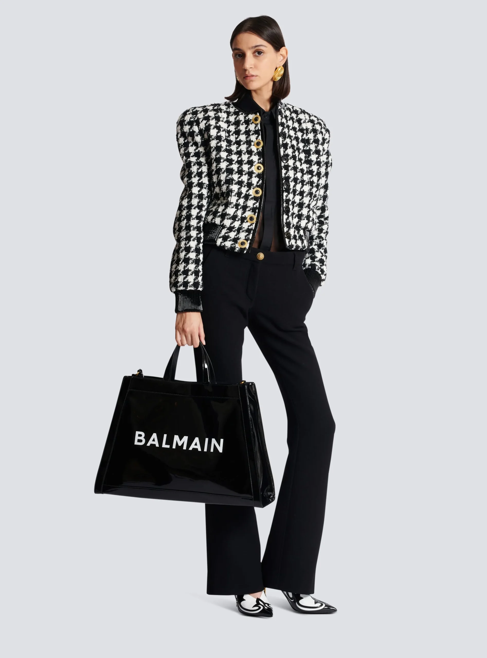 Olivier's Cabas In Vinyl-Balmain Cheap