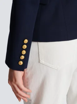One-button Wool Blazer-Balmain Cheap