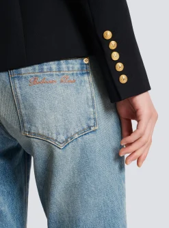One-button Wool Blazer-Balmain Clearance