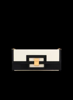 Oversized Black And Leather 1945 Heritage Clutch Bag-Balmain Cheap