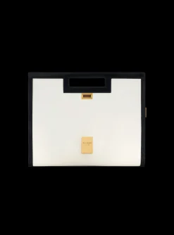 Oversized Black And Leather 1945 Heritage Clutch Bag-Balmain Cheap