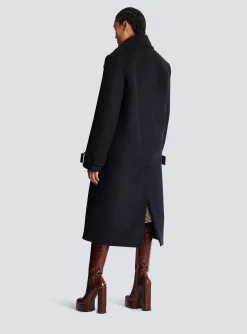 Oversized Double-breasted Coat-Balmain Shop