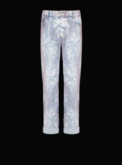 Palm Tree Denim Boyfriend Jeans-Balmain Online