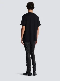 Palm Tree Embroidered T-shirt-Balmain Online