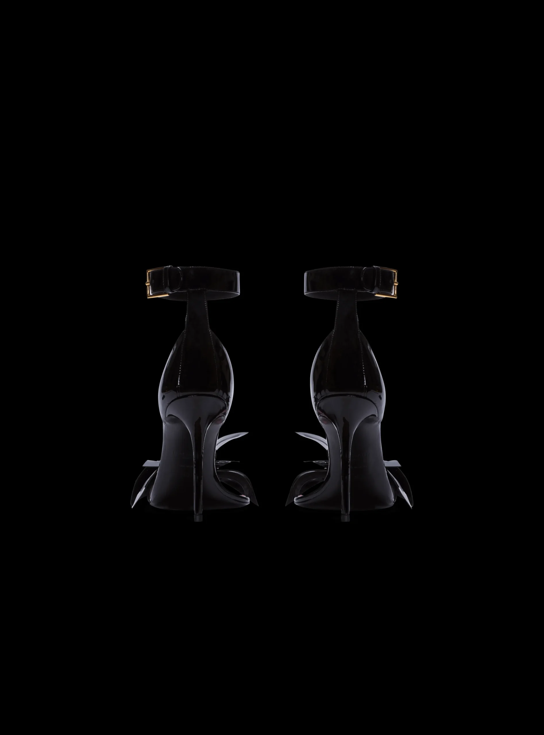 Patent Leather Ruby Pumps With Flower Detail-Balmain Best Sale