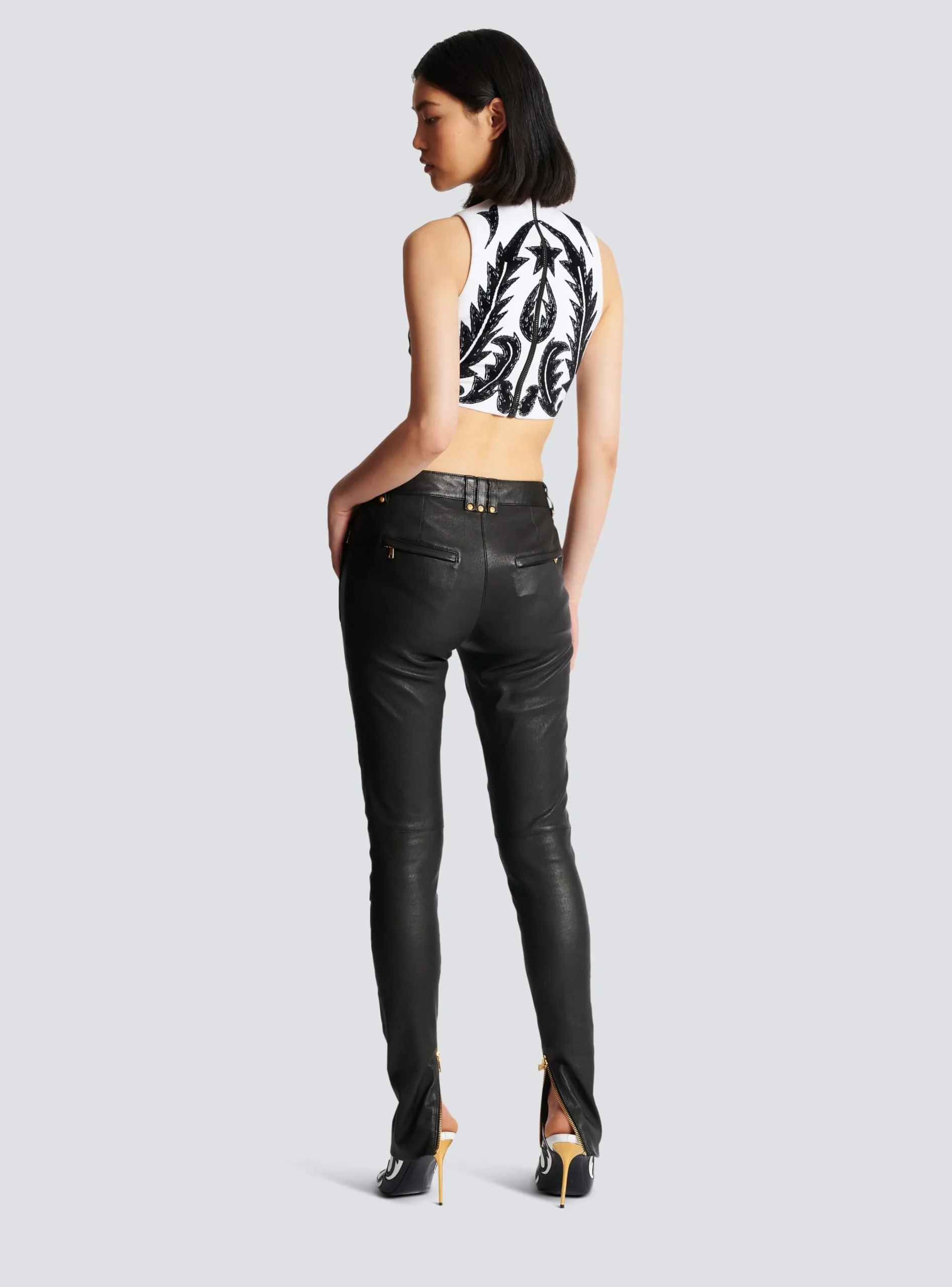 PB Baroque Tank Top-Balmain Outlet