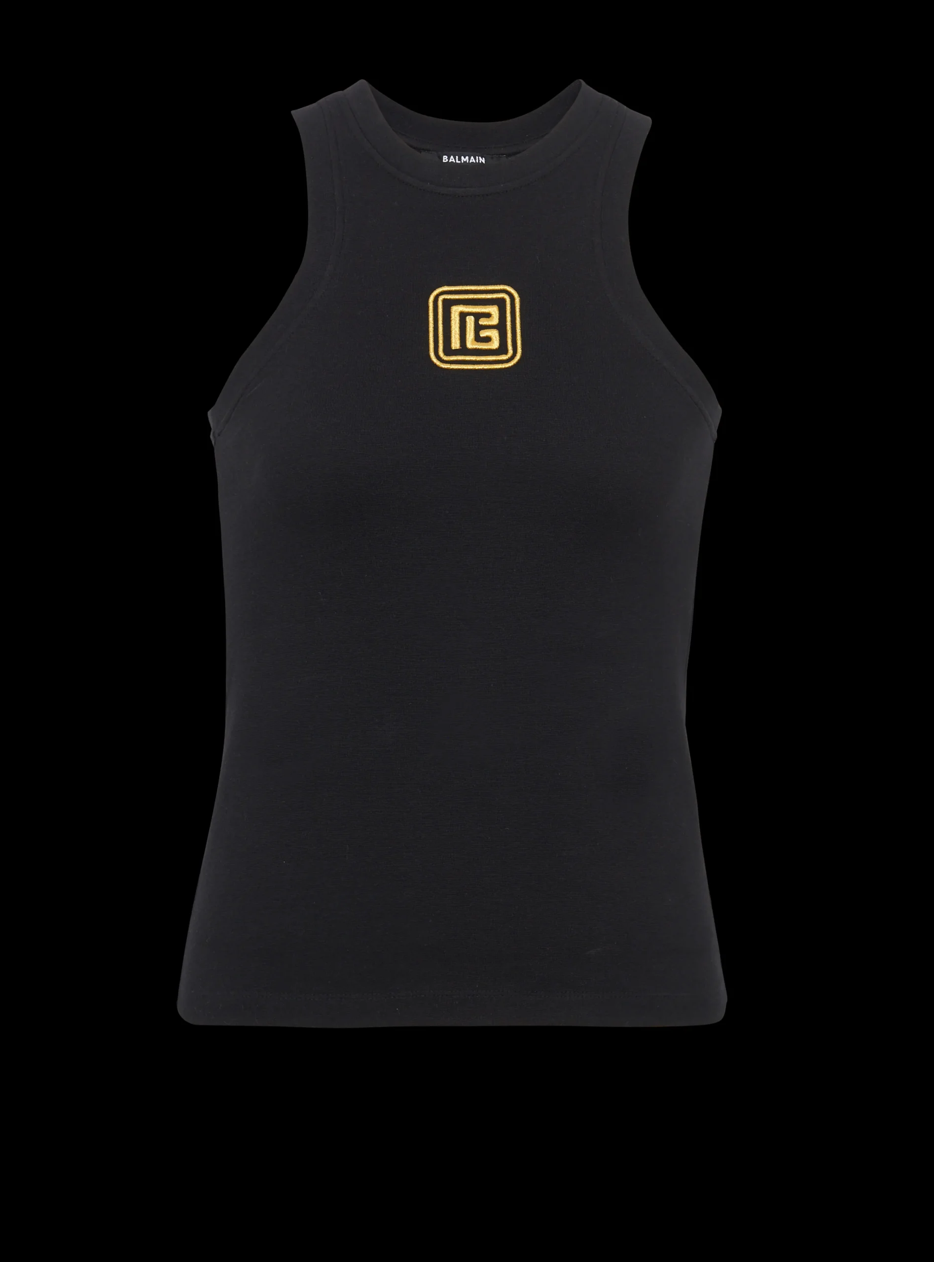PB Embroidered Tank Top-Balmain Cheap