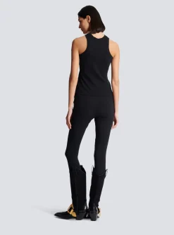 PB Embroidered Tank Top-Balmain Cheap