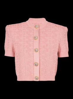 PB Labyrinth Knit Cardigan-Balmain Shop