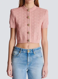 PB Labyrinth Knit Cardigan-Balmain Shop