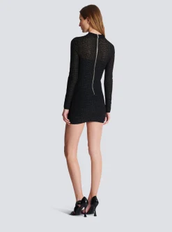 PB Labyrinth Knit Dress-Balmain Hot