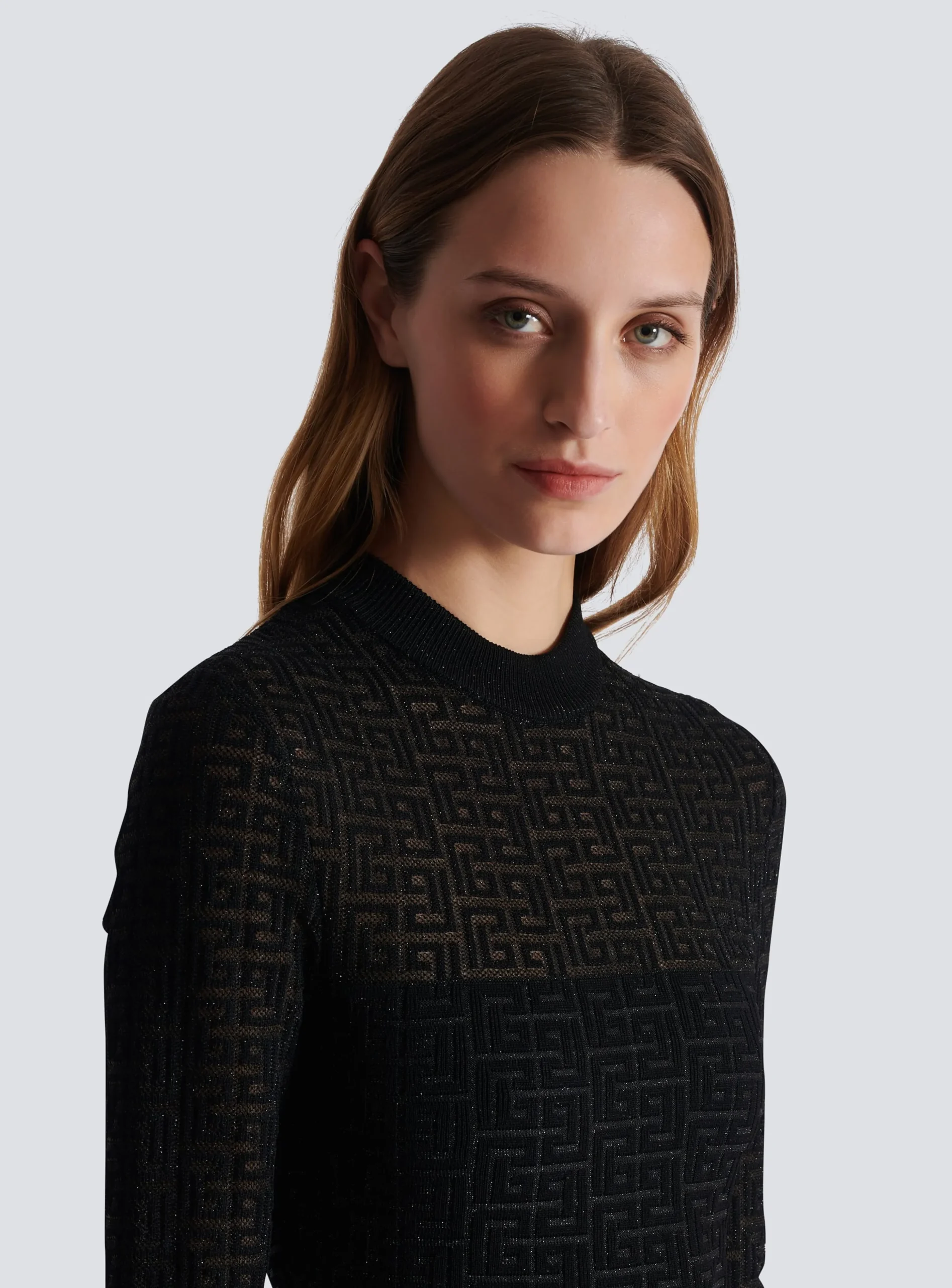 PB Labyrinth Knit Dress-Balmain Hot