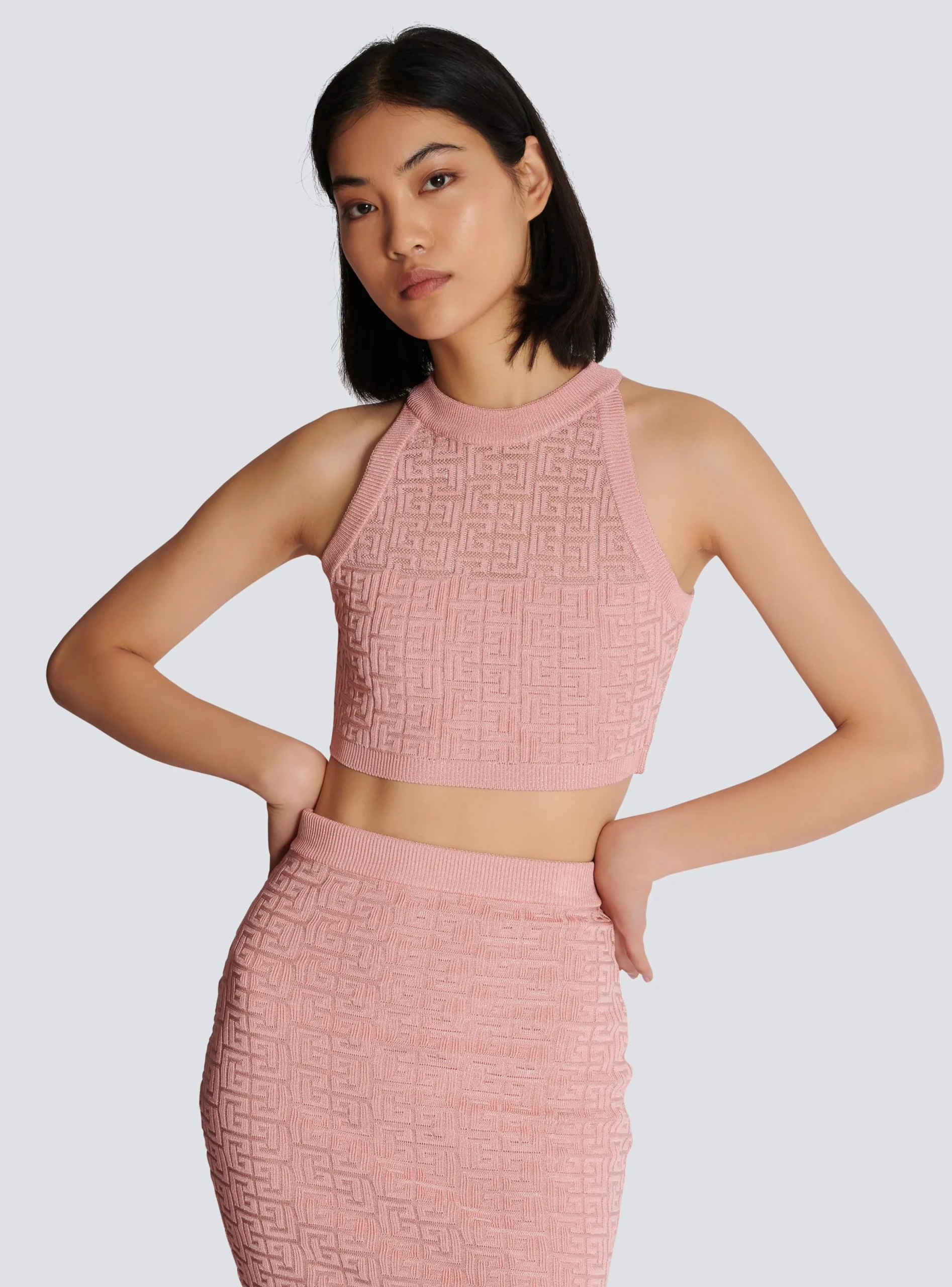 PB Labyrinth Knit Top-Balmain Shop