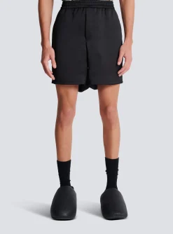 PB Signature Satin Shorts-Balmain Hot