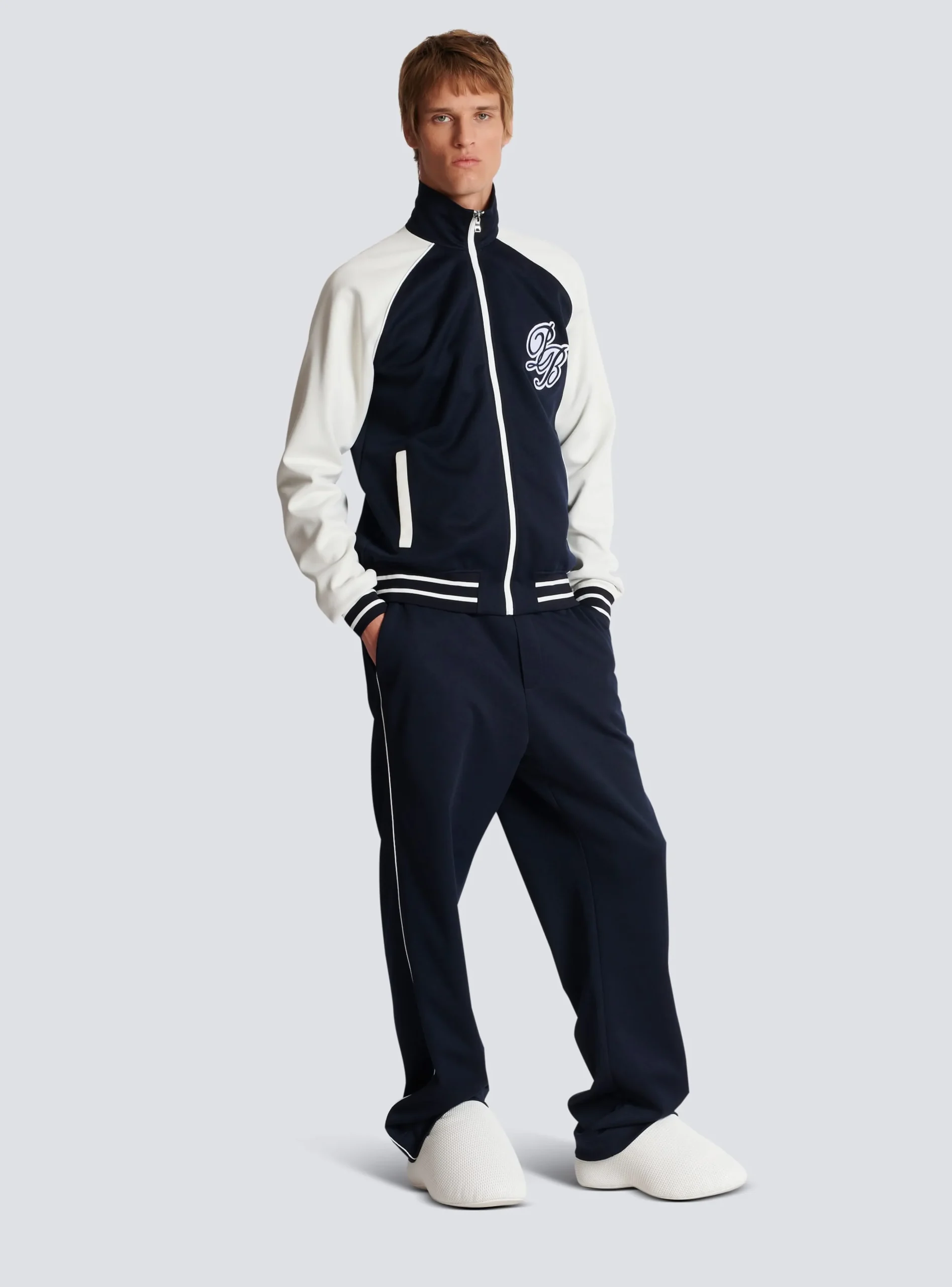 PB Signature Track Jacket-Balmain Fashion