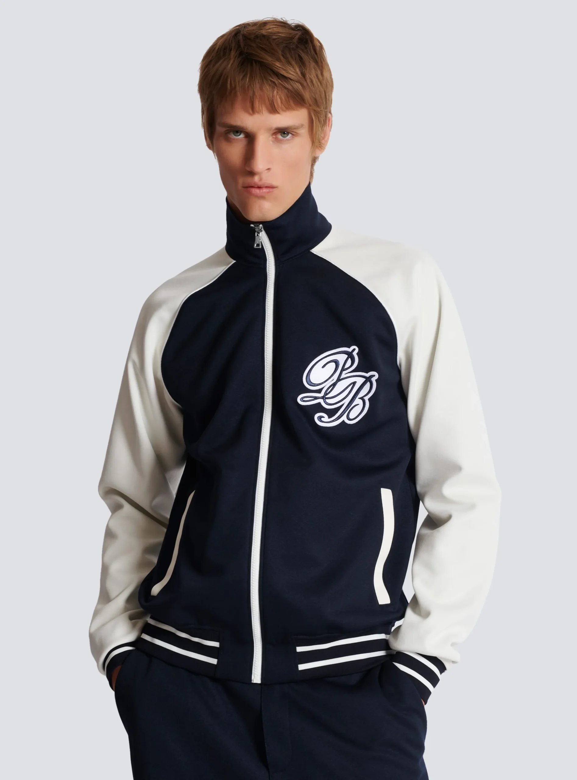PB Signature Track Jacket-Balmain Fashion