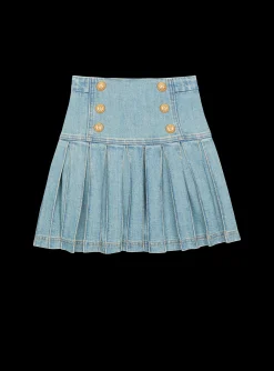 Pleated High-waisted Skirt-Balmain Flash Sale