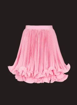 Pleated Skirt With Ruffles-Balmain New