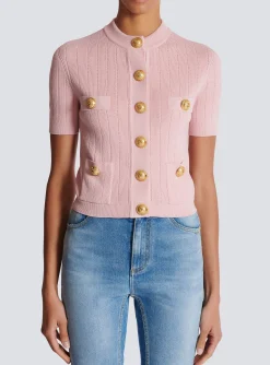 4-pocket Knitted Cardigan-Balmain New