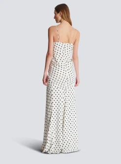 Polka Dots Printed Maxi Dress-Balmain Best