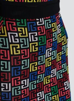 Pop Monogram Knit Skirt-Balmain Flash Sale