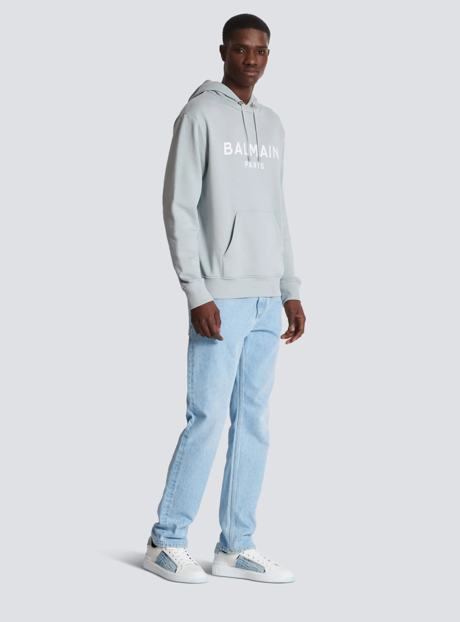 Printed Paris Hoodie-Balmain Outlet