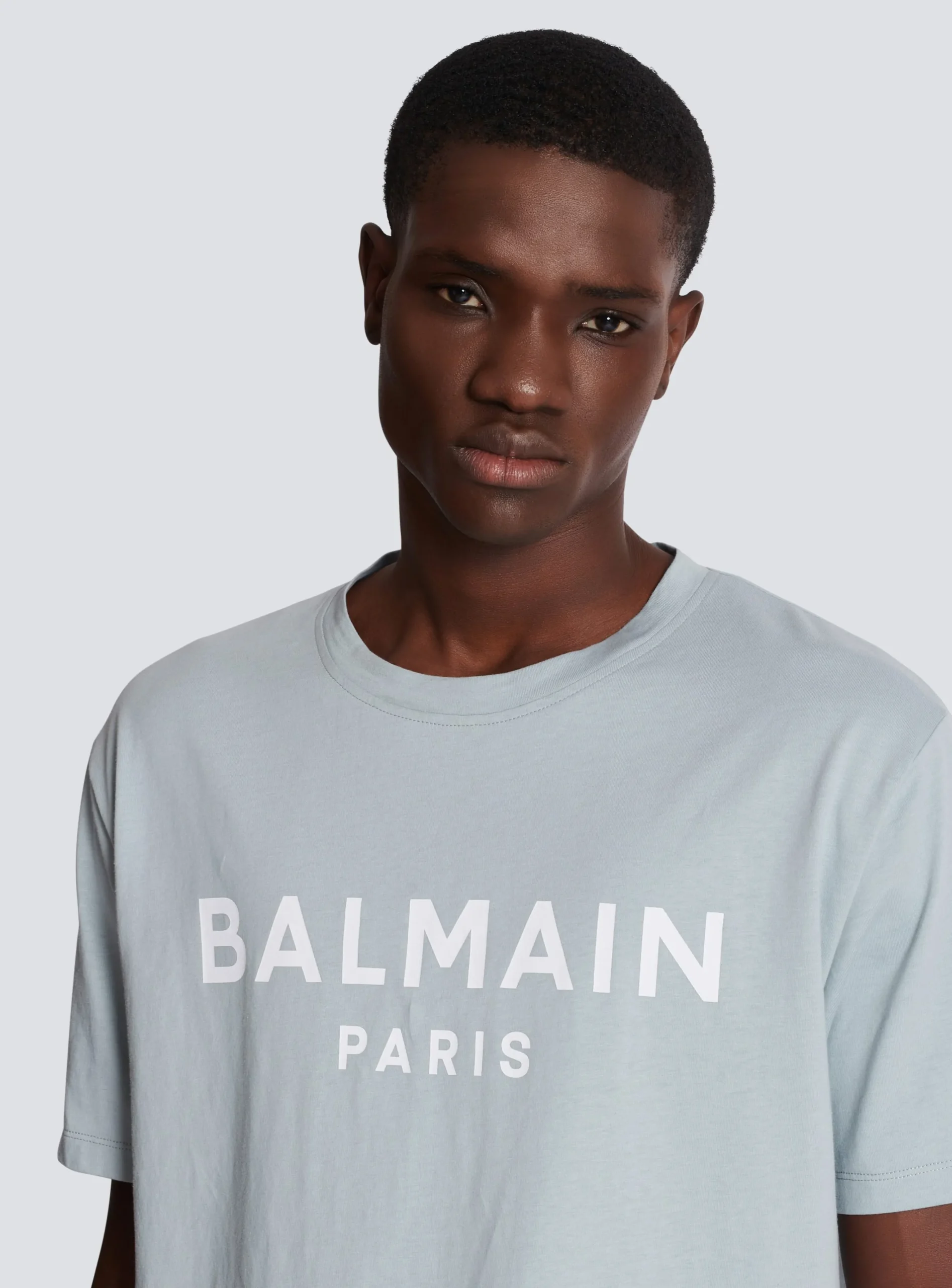 Printed Paris Short-sleeved T-shirt-Balmain Shop