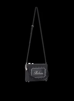Radio Rubber-effect Leather Bag-Balmain Flash Sale