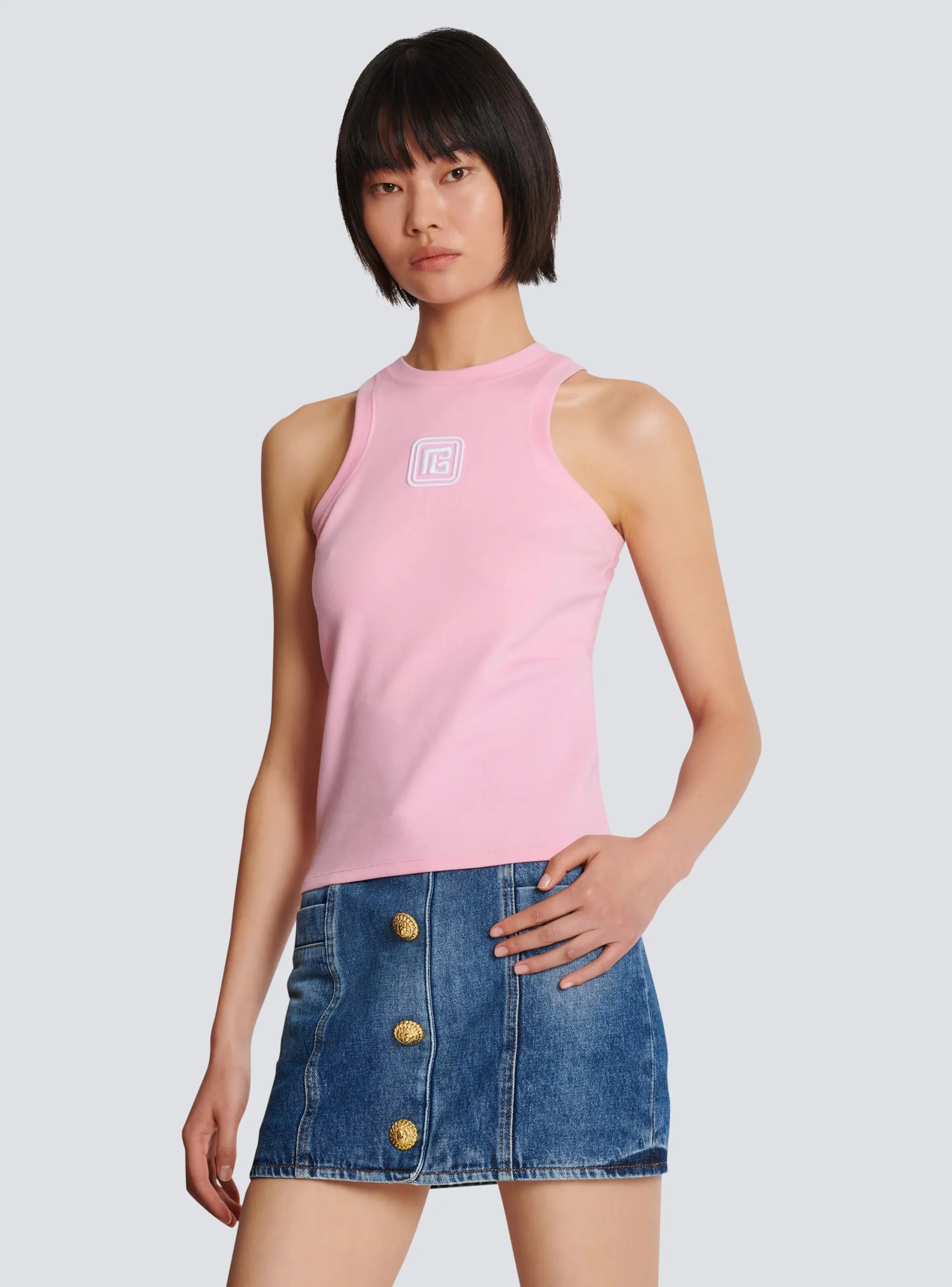 Retro PB Tank Top-Balmain Discount