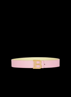 Reversible Smooth Calfskin B-Belt-Balmain Clearance