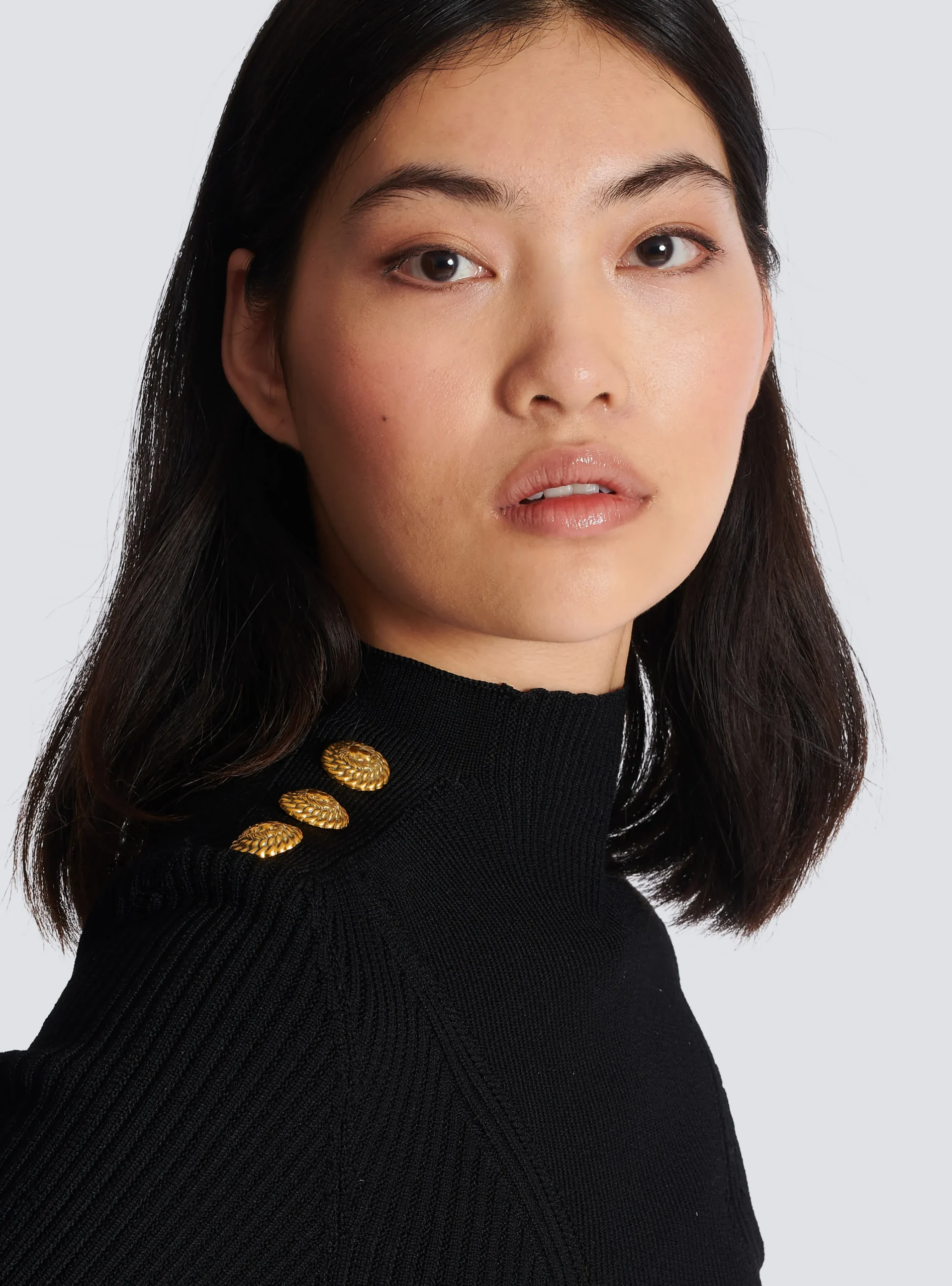 Ribbed Knit Top-Balmain Best Sale