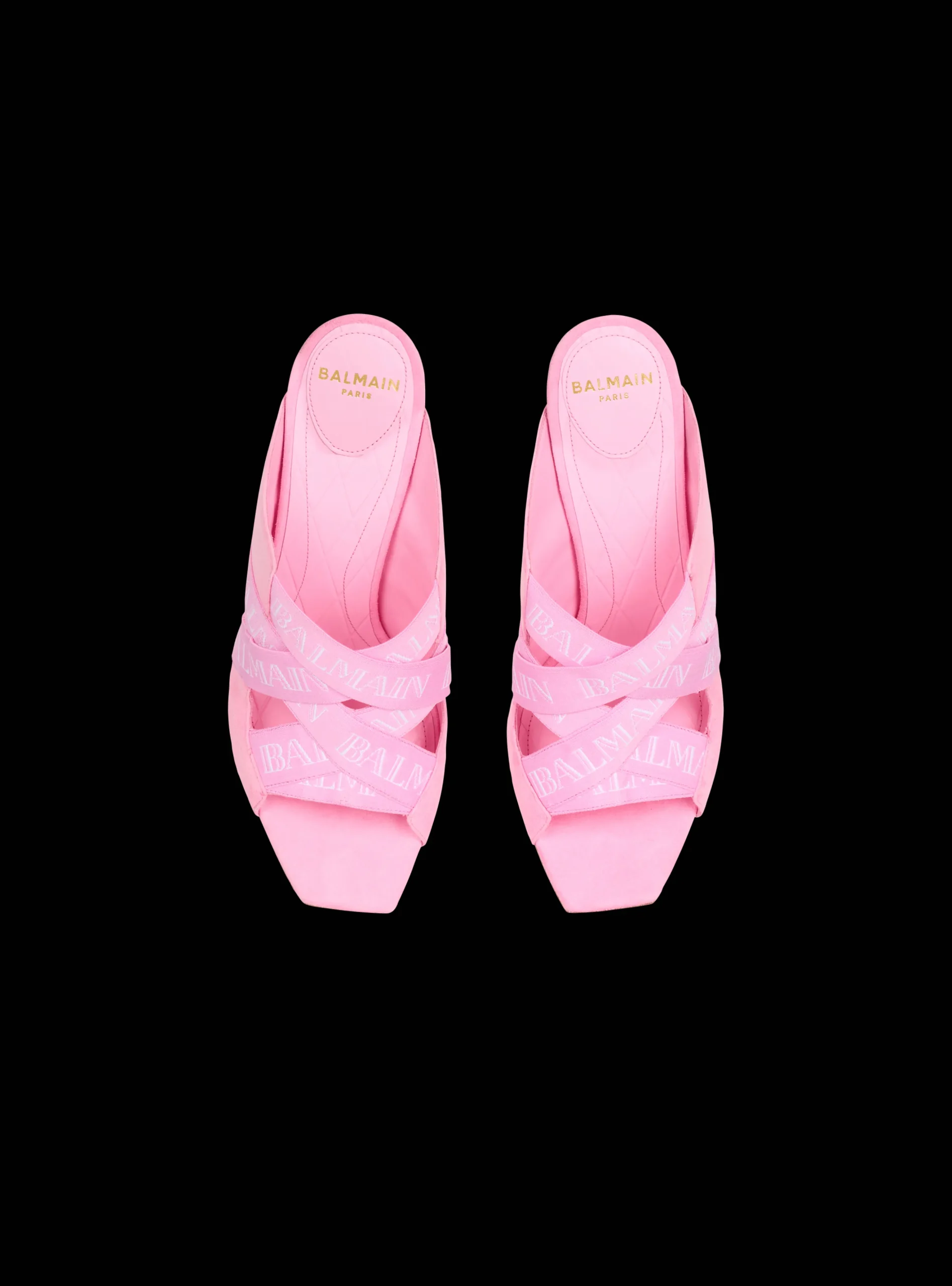 Ruby Mules With Vintage Straps-Balmain Online