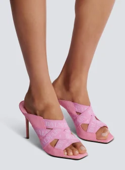 Ruby Mules With Vintage Straps-Balmain Online