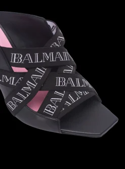 Ruby Mules With Vintage Straps-Balmain Outlet