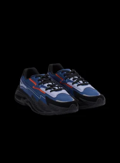 Run-Row Leather And Nylon Trainers-Balmain Cheap