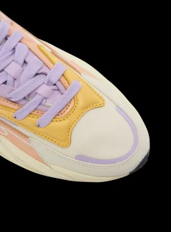 Run-Row Leather And Nylon Trainers-Balmain Store