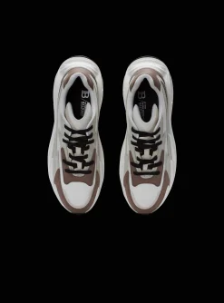 Run-Row Leather And Nylon Trainers-Balmain Online