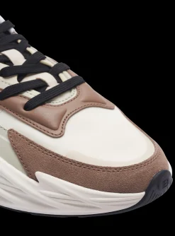 Run-Row Leather And Nylon Trainers-Balmain Online