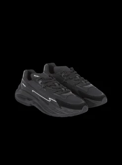 Run-Row Leather Trainers-Balmain Store