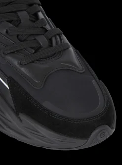 Run-Row Leather Trainers-Balmain Store