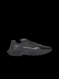 Run-Row Leather Trainers-Balmain New