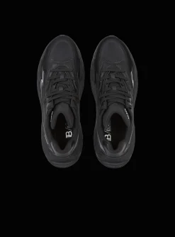 Run-Row Leather Trainers-Balmain New