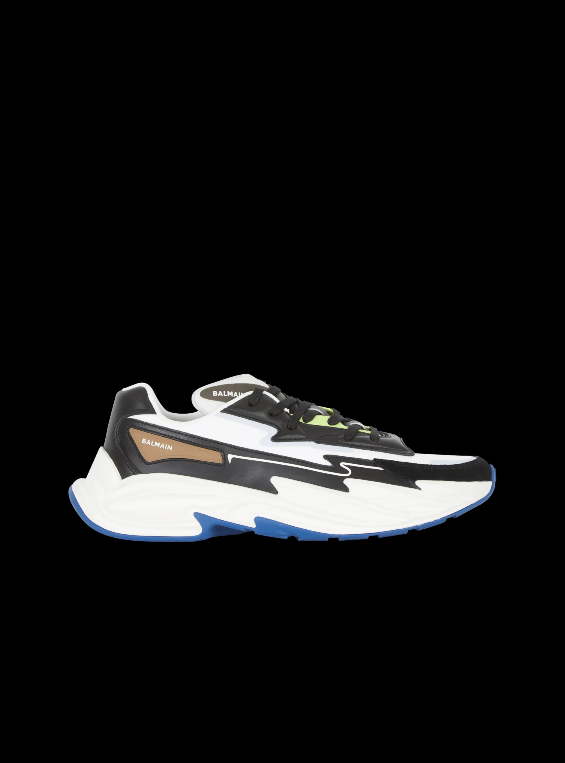 Run-Row Leather Trainers-Balmain Shop
