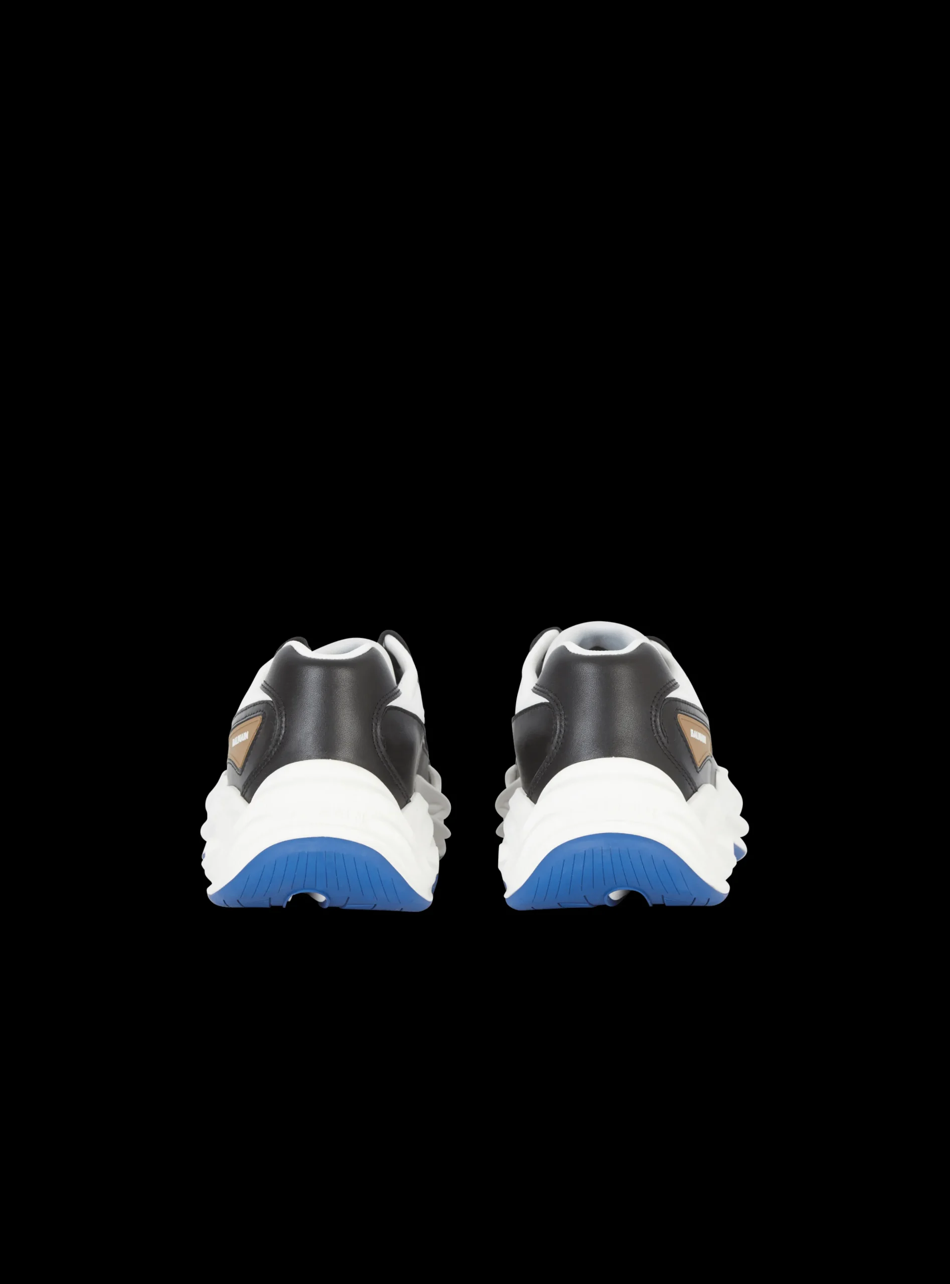 Run-Row Leather Trainers-Balmain Shop