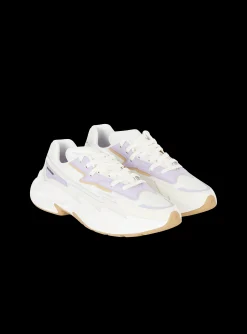 Run-Row Leather Trainers-Balmain Discount