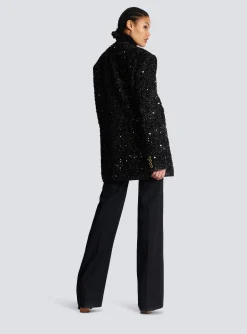 Sequinned Lurex Jacket-Balmain New